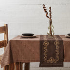 Τραβέρσα Αιγαίον Flower Swirl 9942 35X180 Brown